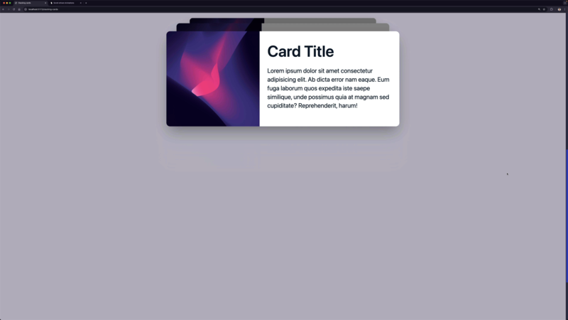 (Project) Stacking Cards