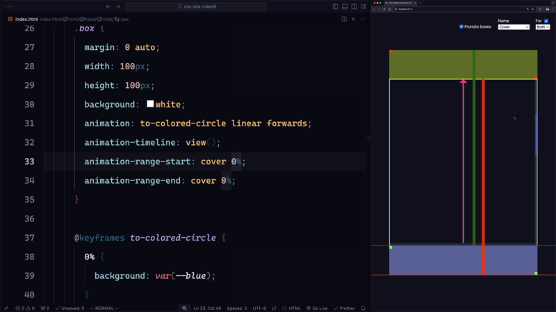 View Animation Ranges